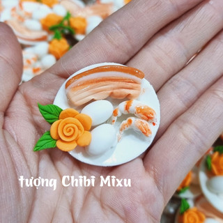 Dĩa Tam Sên đất sét, mâm cúng bàn thờ Thần Tài Thổ Địa