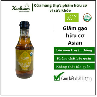 Giấm gạo hữu cơ Asian Organics 200ml Organic Rice Vinegar