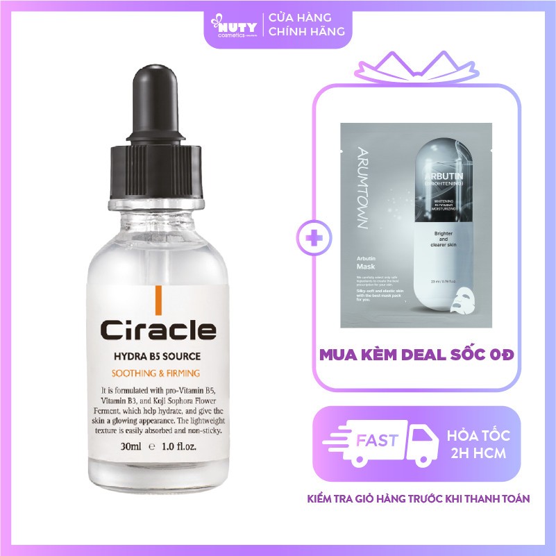 Tinh Chất Cấp Ẩm Ciracle Hydra B5 Source