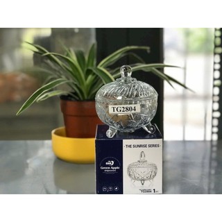 Hũ mứt nắp thủy tinh