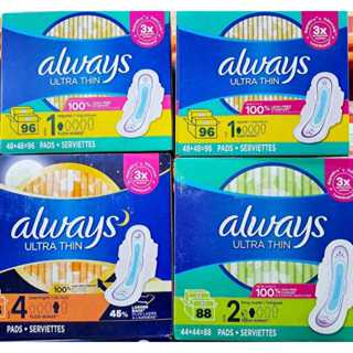 Băng vệ sinh ngày và đêm ALWAYS ULTRA mỏng đủ size, thấm hút an toàn
