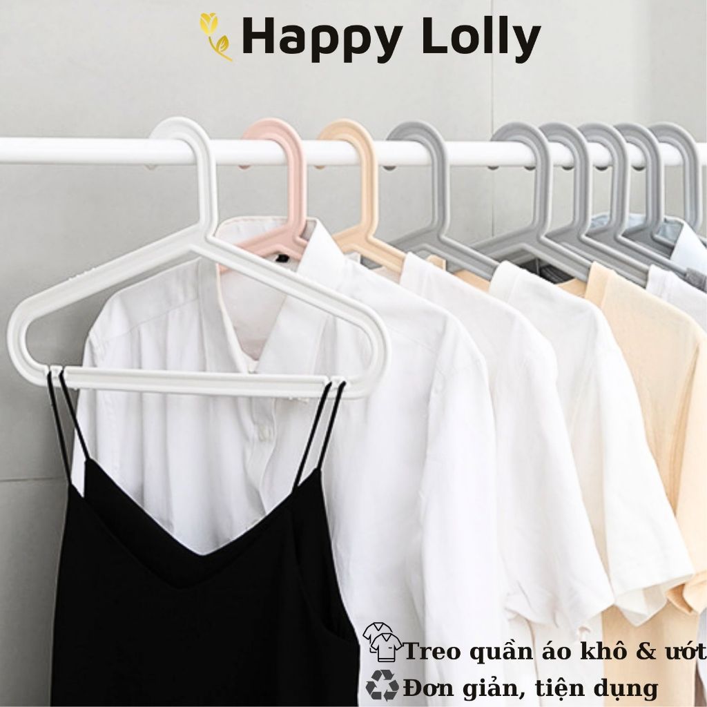 Móc treo quần áo nhựa chống trượt đa năng phong cách Châu Âu FITJOY