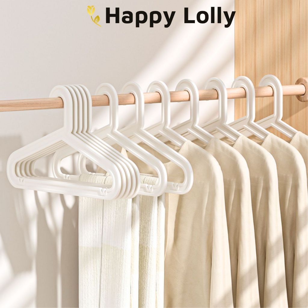 Móc treo quần áo nhựa chống trượt đa năng phong cách Châu Âu FITJOY