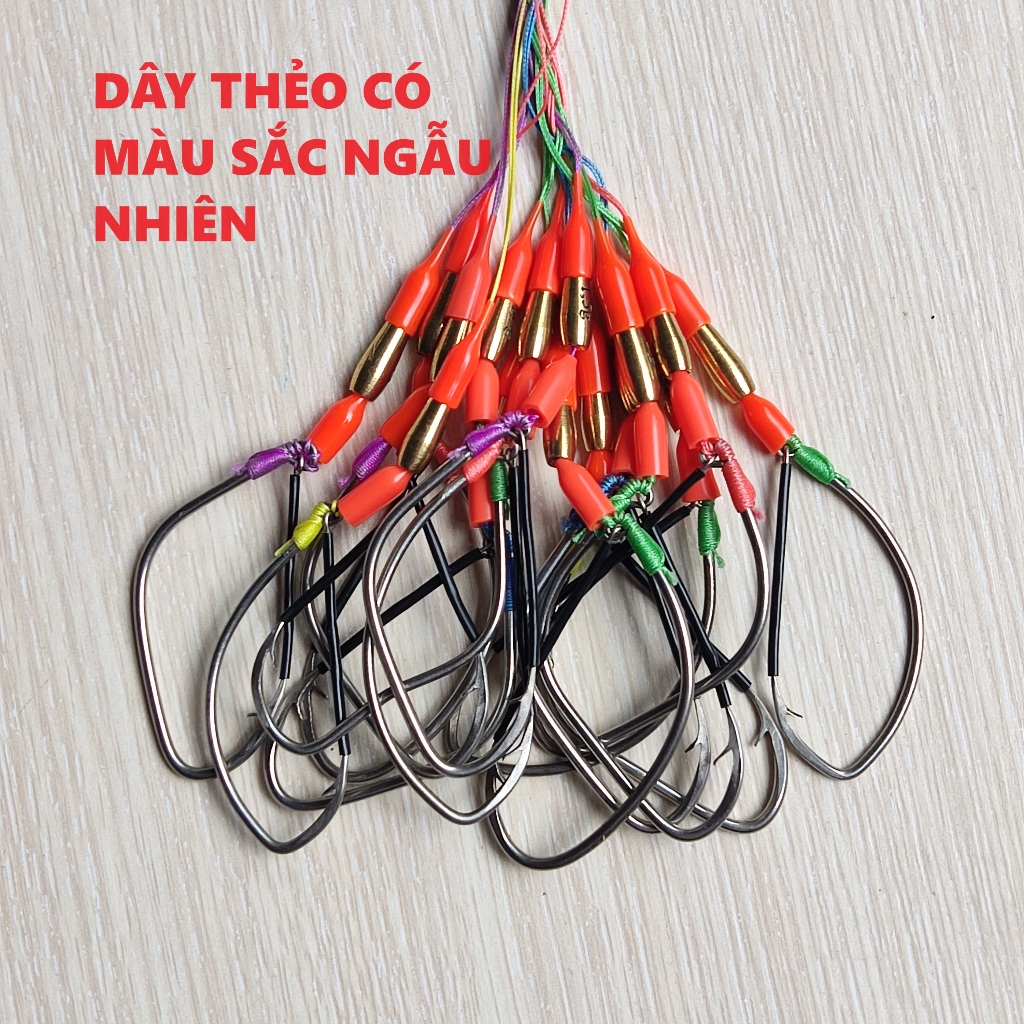 Lưỡi câu cà mau thép trắng 2.4mm 1.8mm
