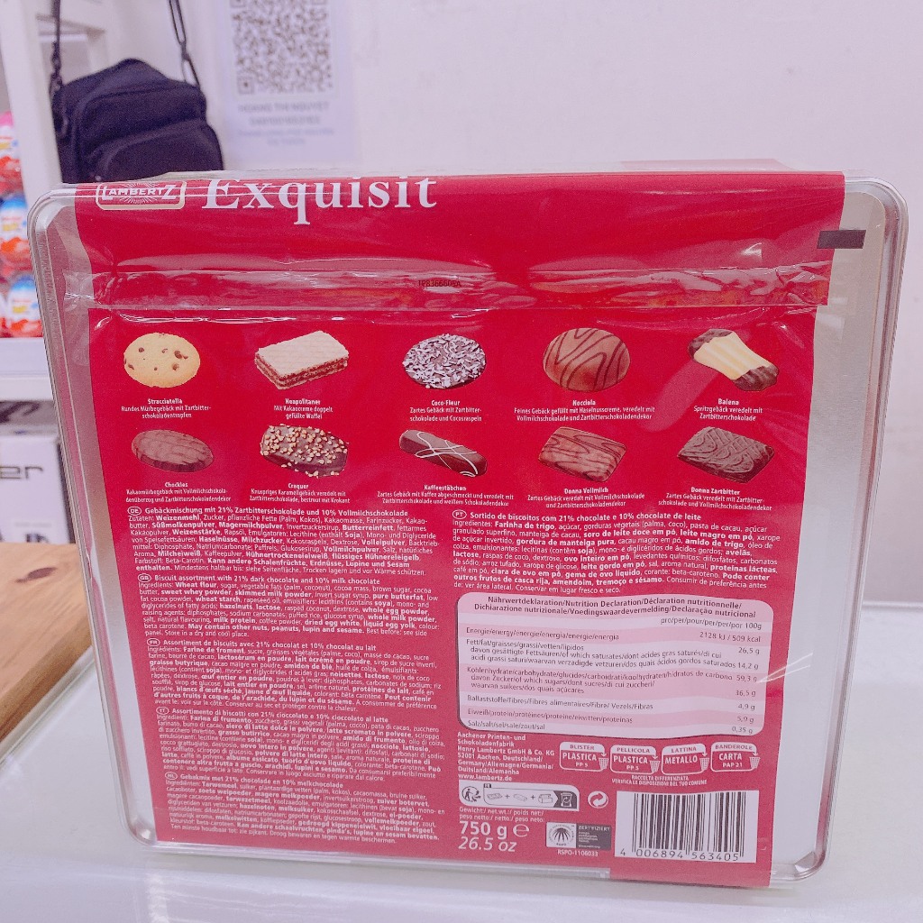 Bánh quy Lambetz Exquisit 750g- xuất xứ Đức