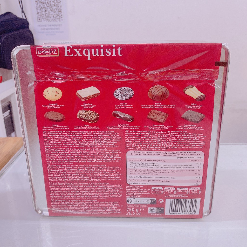 Bánh quy Lambetz Exquisit 750g- xuất xứ Đức