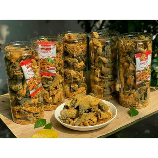(FREESHIP)Da cá lắc trứng muối hũ 200GR