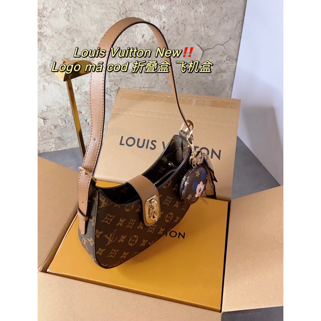 Túi kẹp nách mẫu mới có hộp tặng kèm khăn và gương thời trang bản cao cấp 2 bocx nam châm video ảnh thật MTA10/0600