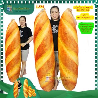 GỐI ÔM BÁNH MÌ 3D SIZE LỚN CAO CẤP ÔM NGỦ - THÚ BÔNG BÁNH MÌ 3D [ HÀNG CHUẨN 100% GÒN]