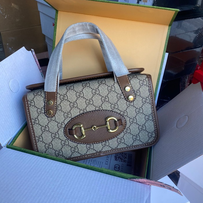 Túi xách nữ G.C hoa hậu sz23cm hàng chuẩn bản cao cấp móc túi mo vịt dập logo 2 đầu 2bocx nam châm video ảnh thật MTA07