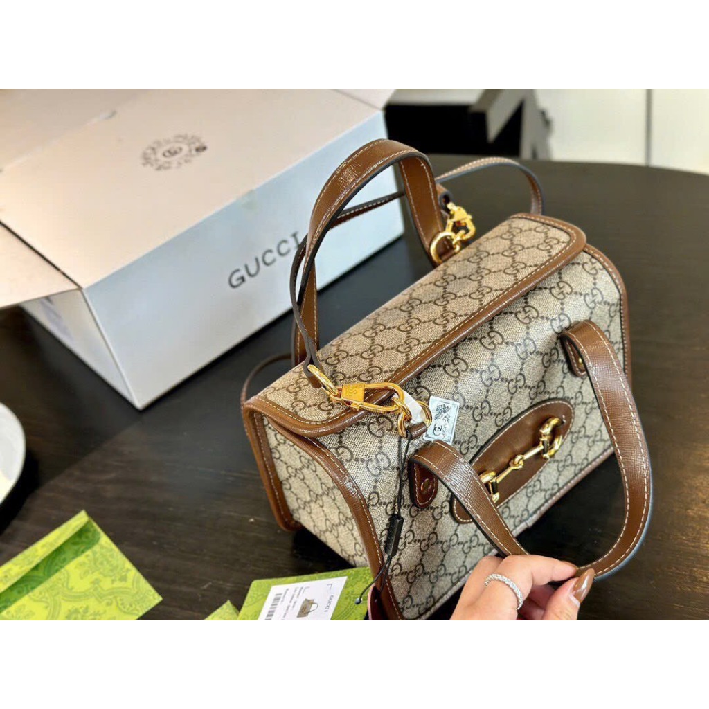 Túi xách nữ G.C hoa hậu sz23cm hàng chuẩn bản cao cấp móc túi mo vịt dập logo 2 đầu 2bocx nam châm video ảnh thật MTA07