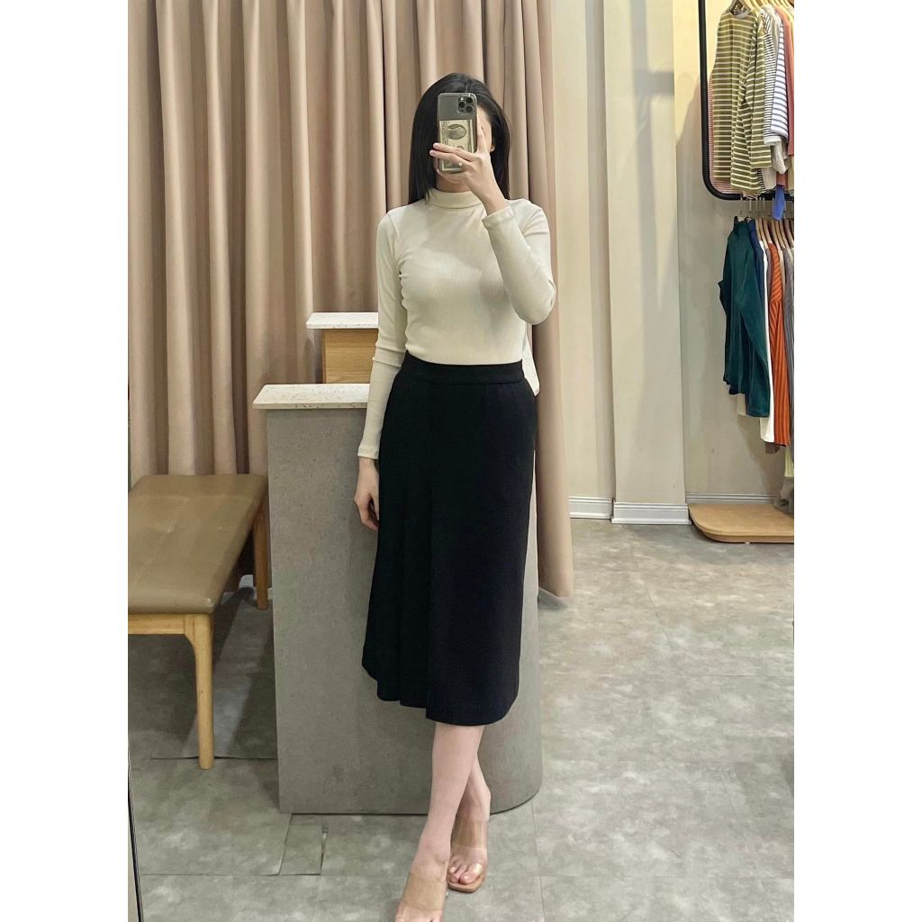 Aó nhung tăm cổ 5 phân xuất Hàn