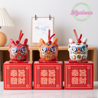 Tượng rồng phong thuỷ may mắn-hũ tiết kiệm dáng daruma