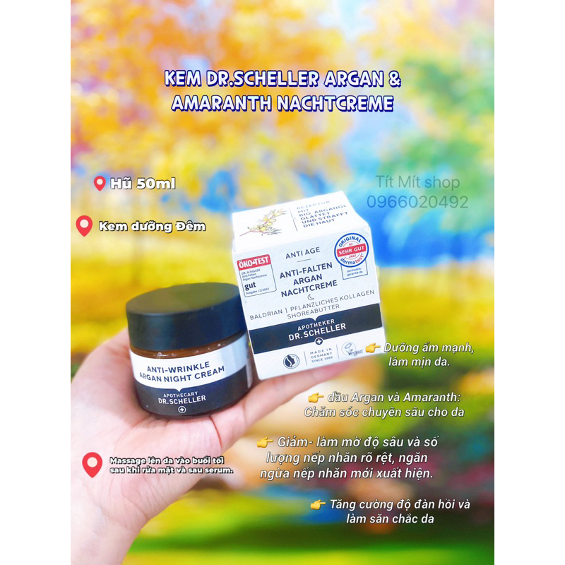 DƯỠNG DA 100% TỰ NHIÊN DR.SCHELLER