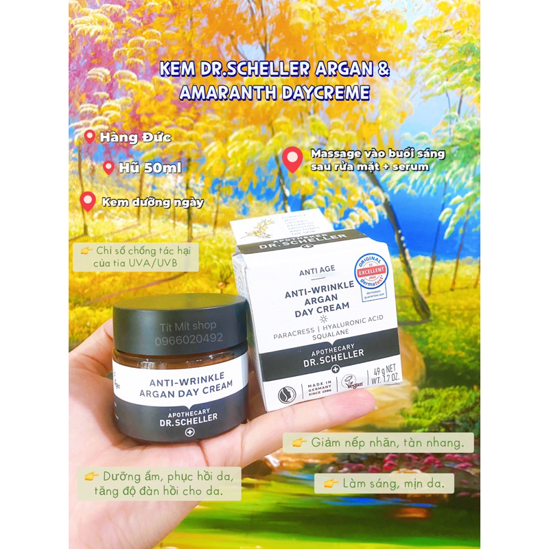 DƯỠNG DA 100% TỰ NHIÊN DR.SCHELLER