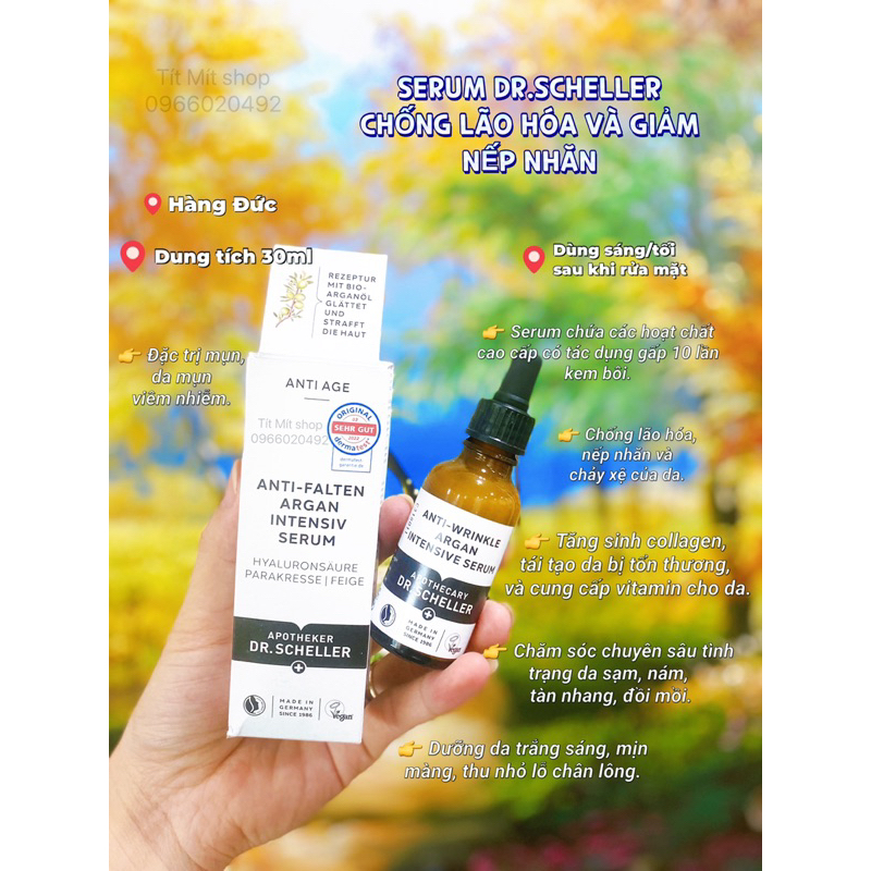 DƯỠNG DA 100% TỰ NHIÊN DR.SCHELLER