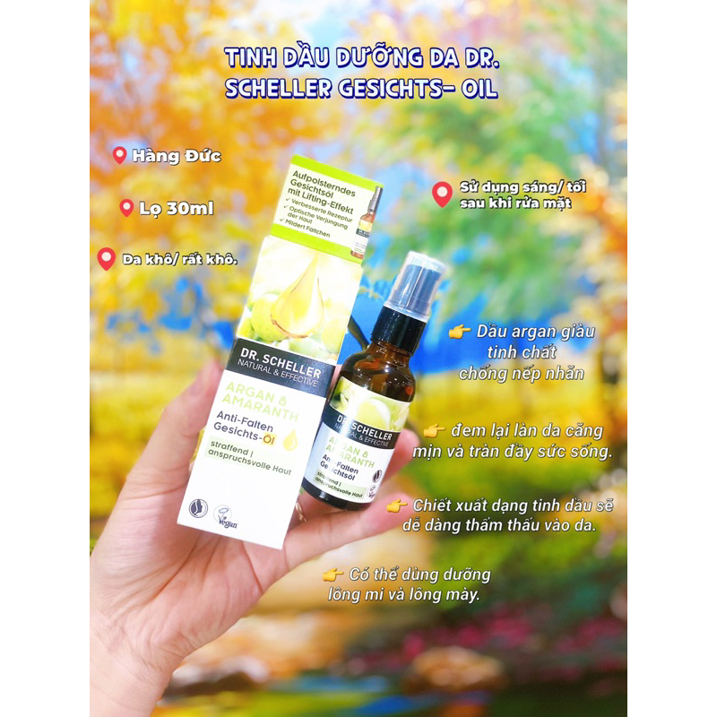 DƯỠNG DA 100% TỰ NHIÊN DR.SCHELLER