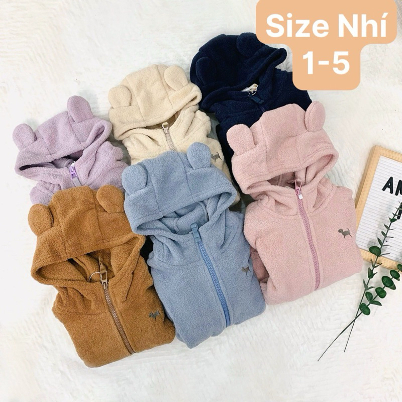 Áo lông cừu 2 mặt cao cấp cho bé