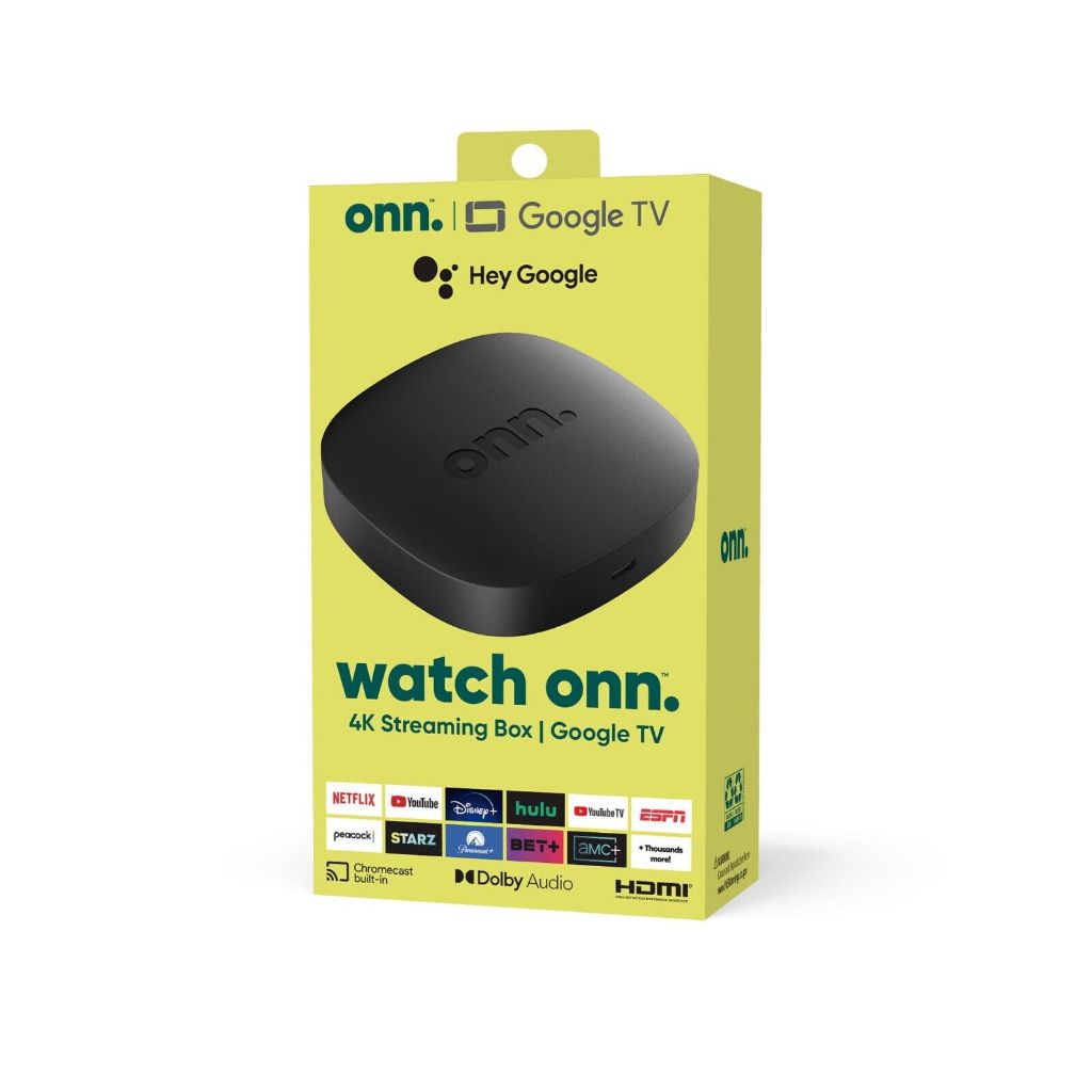 🔥 Onn. Android Google TV Onn Box  / Onn Stick (2023) chất lượng 4K hỗ trợ Dolby Audio, phiên bản new năm 2023