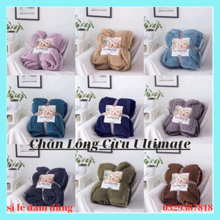 Chăn lông cừu ultimate loại dày 2 lớp mới nhất có sẵn, chăn lông kích thước 2mx2m3 hàng nhập khẩu