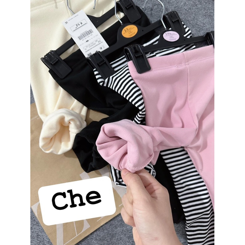 SET 4 QUẦN LEGGING TONE MÀU XINH CHO BG