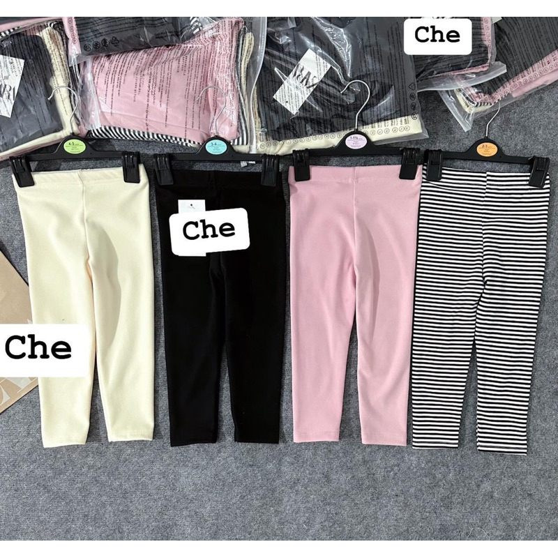 SET 4 QUẦN LEGGING TONE MÀU XINH CHO BG