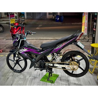 Tem chế sonic tím đen xe đen kiểng đẹp