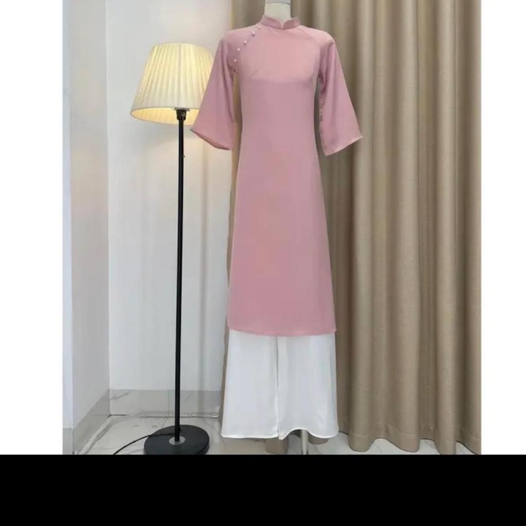 SET ÁO DÀI CÁCH TÂN KHUY NGỌC 4013306 Trần Hân Shop