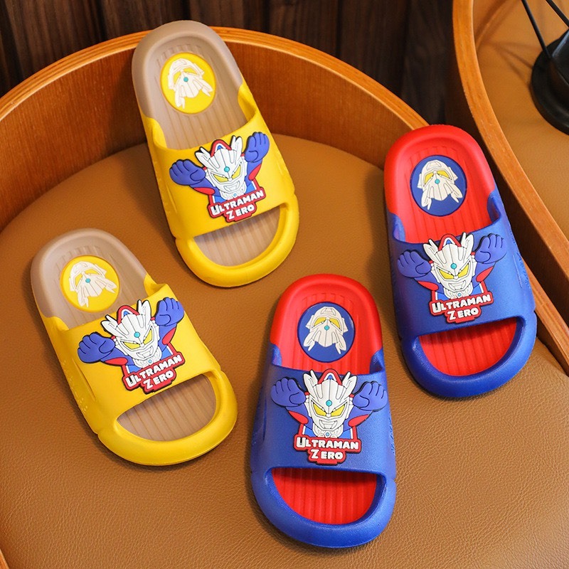 Dép bánh mì siểu nhân điện quang phối màu siêu đẹp êm chân bé,hàng cao cấp siêu xịn