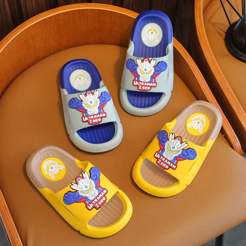 Dép bánh mì siểu nhân điện quang phối màu siêu đẹp êm chân bé,hàng cao cấp siêu xịn