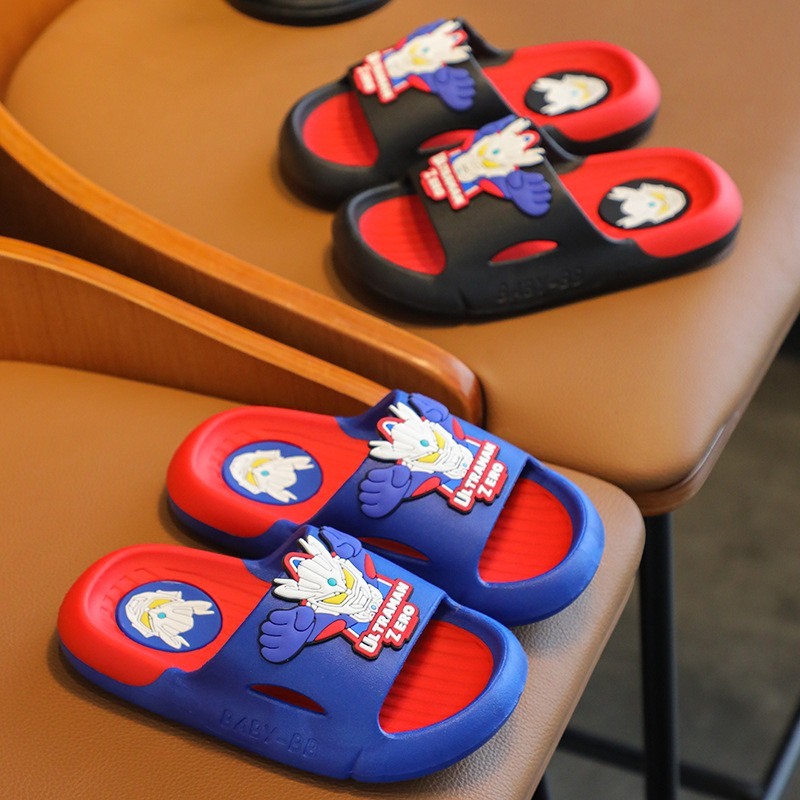 Dép bánh mì siểu nhân điện quang phối màu siêu đẹp êm chân bé,hàng cao cấp siêu xịn