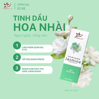 Tinh dầu Hoa nhài nguyên chất (Mua 3 lọ Nhài tặng máy xông tinh dầu)