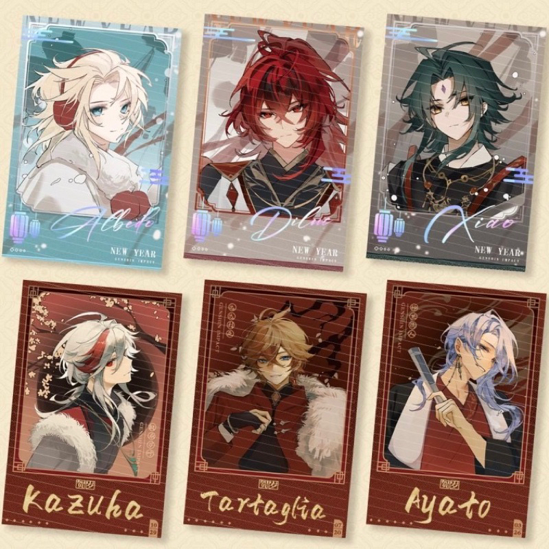 Card bo góc pola Genshin Impact Hạ Tuế hàng artist có bản quyền
