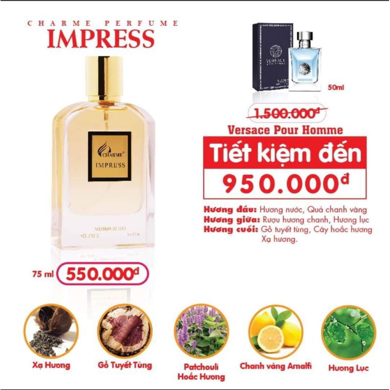 Nước Hoa Impress 75ml - Nam