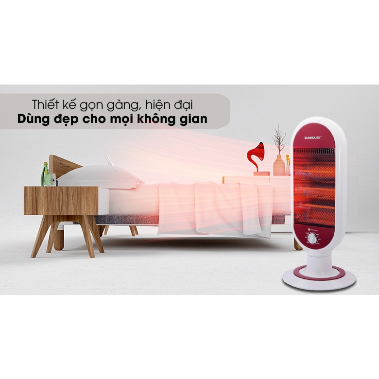 Máy sưởi Camac đa năng tiện lợi - Đèn sưởi cao cấp 3 bóng làm ấm phòng nhanh