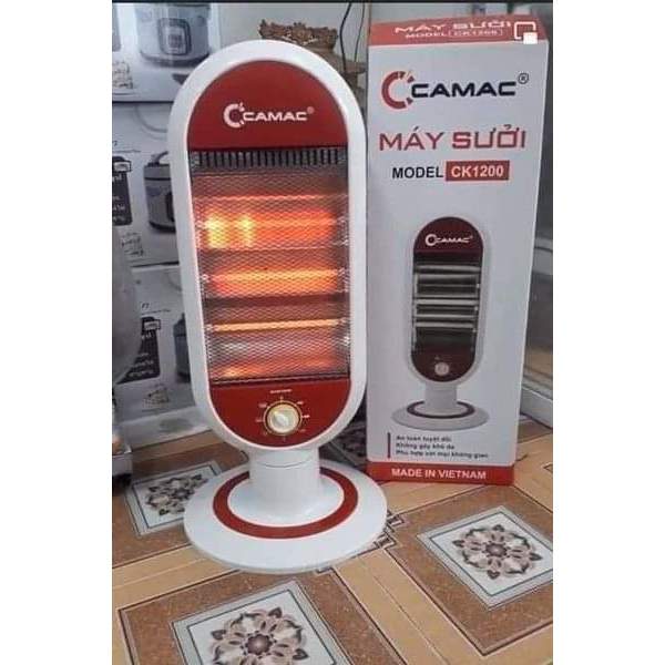 Máy sưởi Camac đa năng tiện lợi - Đèn sưởi cao cấp 3 bóng làm ấm phòng nhanh