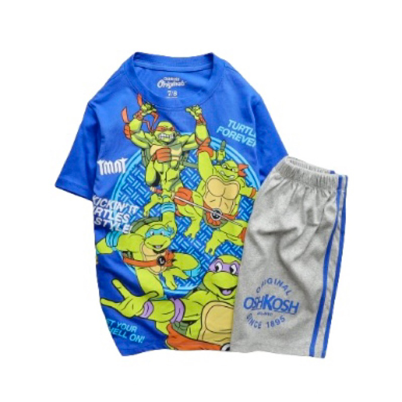 Bộ Thun Cotton Tay Ngắn Bé Trai 5 - 16 tuổi vnxk 11/2023