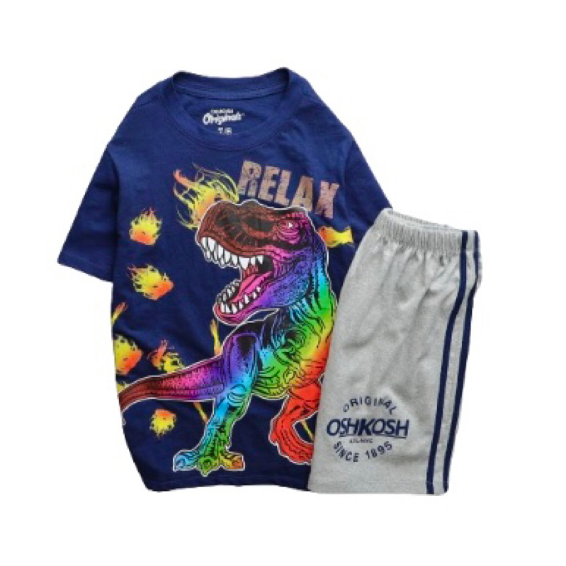 Bộ Thun Cotton Tay Ngắn Bé Trai 5 - 16 tuổi vnxk 11/2023