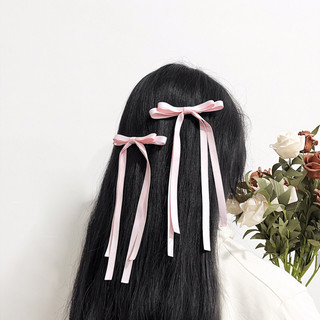 Set 2 kẹp nơ dáng dài tiểu thư