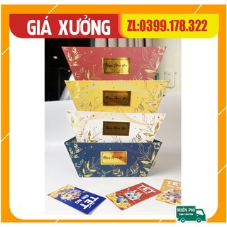 10 giỏ làm quà tết khay thuyền giỏ quà tết khay thuyền tết [ GIÁ RẺ ] 2024 loại happy
