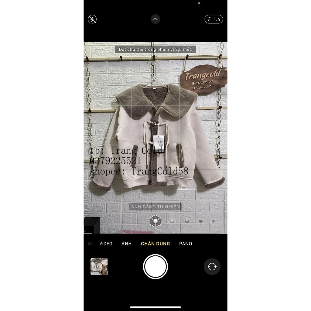 Áo khoác da lộn cổ sen lót lông hàng QC đẹp