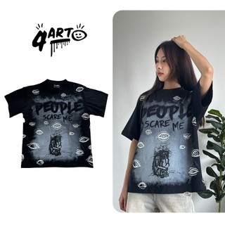 Áo 4Art People Scare Me 2 Local Brand Unisex Cổ tròn