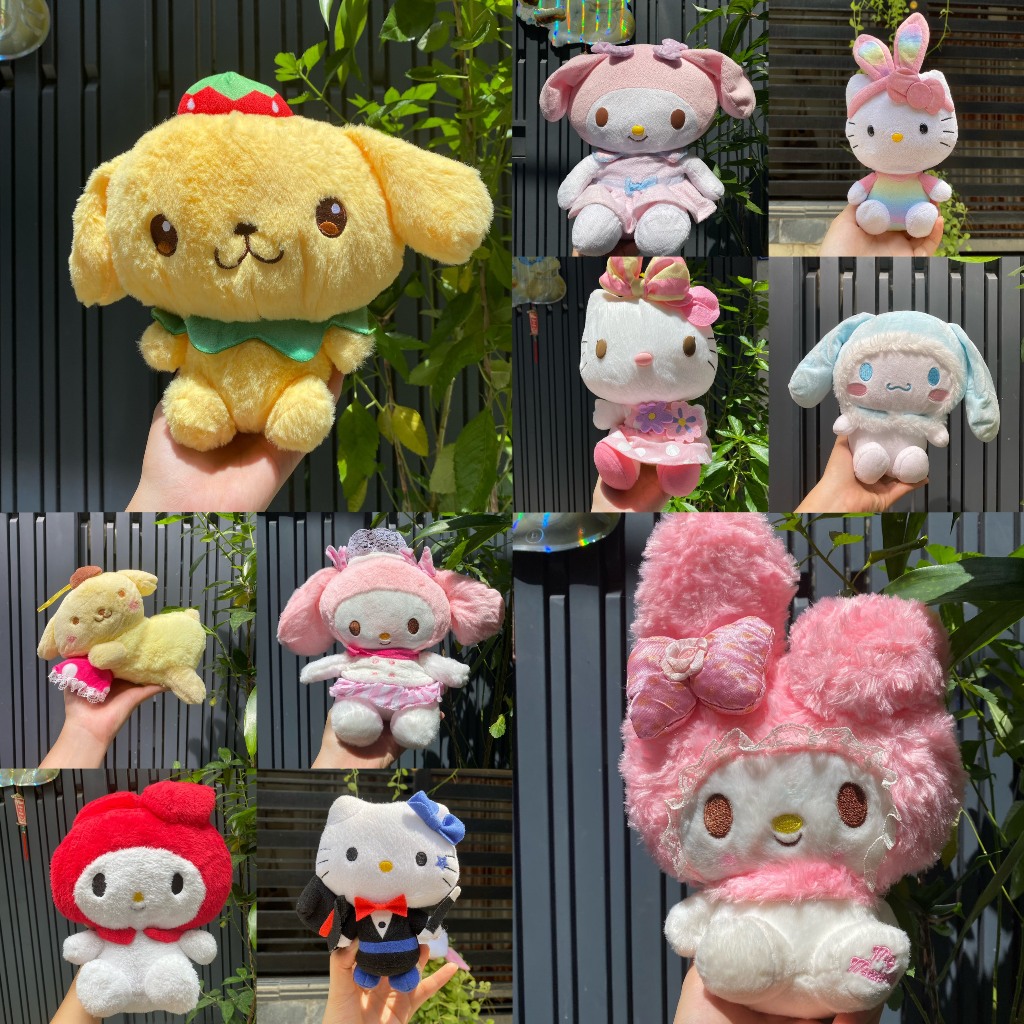 Gấu bông Sanrio siêu đáng yêu cho bạn gái (Kitty, Purin, Cinnamoroll, Kuromi,..) siêu đáng yêu cho bạn gái