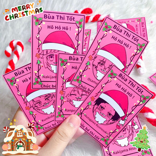 Card Bungo Stray Dogs christmas | Card Anime Thi Tốt Bungo Stray Dog | Thẻ bài Anime bóc pack nhân phẩm Dazai, Ranpo
