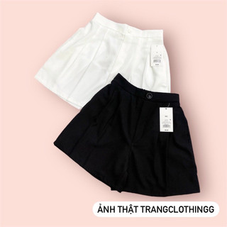 QUẦN SHORT LƯNG CAO XẾP LY