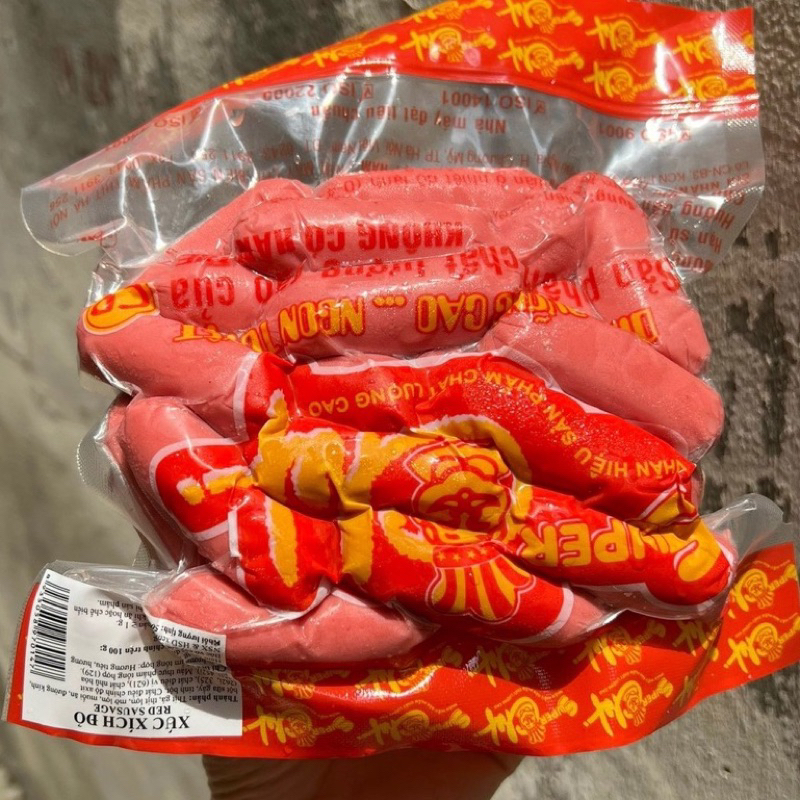 XÚC XÍCH BI TƯƠI 500G