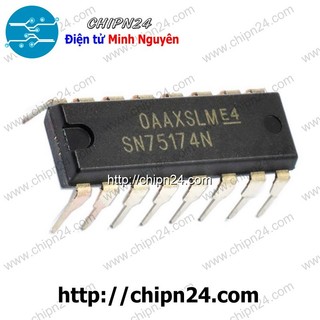 [1 con] (dip) ic sn75174 dip-16 (sn75174n 75174) (ic điều khiển chọn kênh)
