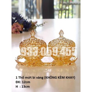 Thố mứt thủy tinh đựng bánh kẹo, hũ lọ mứt tết thủy tinh giá rẻ