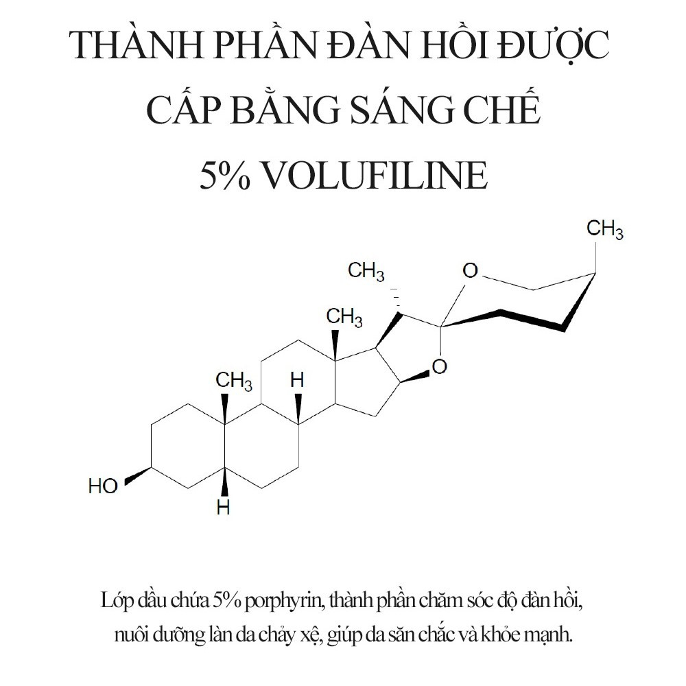 Tinh chất chống lão hóa, tăng độ đàn hồi da Derma Factory Volufiline 5% Blending Serum 30ml