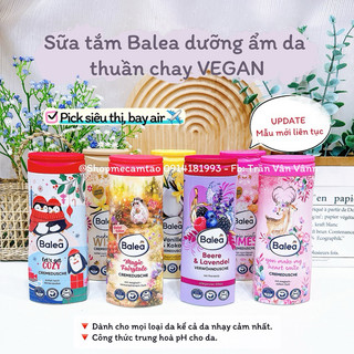 (Hàng air) Sữa tắm dưỡng da BALEA thuần chay, thơm, mềm mịn da - Chai 300ml